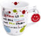 H:)PPY life Tasse mit Motiv Freude | Kaffeetasse, Porzellan, 40 cl | Tasse mit Spruch, Geschenk | 45357 (Packung mit 2)