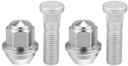 A ABSOPRO Goujon roue M12x1,5 pour Ford Fusion 2006-19, Ford Focus, Fiesta, Escape, EcoSport, Lincoln MKZ MKC, boulons goujon toutes positions, acier allié hexagonal 19 mm, n° ACPZ-1012-H