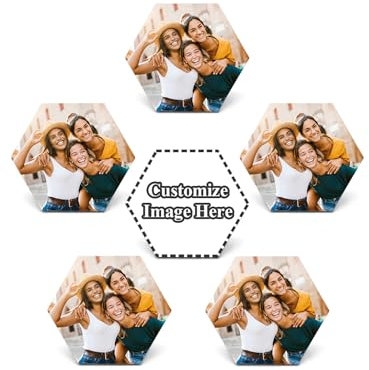 ACBungji 6er Personalisierte Foto Magnet Bilderrahmen Fotorahmen Magnete selbst gestalten Fotomagnete Kühlschrankmagnete DIY Dekorative für Kühlschrank Magnettafel Whiteboard Pinnwand