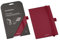 Semikolon 370992 Patch Pocket - Falttasche für Notizbuch A5 - mit Gummiverschluss und Stiftschlaufe - Burgundy