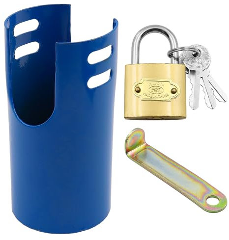 Tiardey Cerradura antirrobo para grifos Exteriores Tapa Exterior para Grifo para conservación de Agua en el jardín de la Cocina