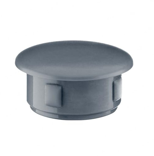 EMFA Abdeckkappen für 25mm Bohrlöcher Anthrazit 100 Stück - Blindstopfen 25 mm, Abdeckstopfen mit 30 mm Kopfdurchmesser