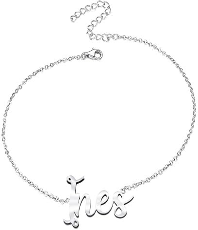 various Armband für Damen mit Namen, Edelstahl, personalisierbar, Silber, für Damen, personalisierte Geschenke für Frauen, Mütter, Mädchen, Paare, beste Freundin, Ajustable, Legierter Stahl