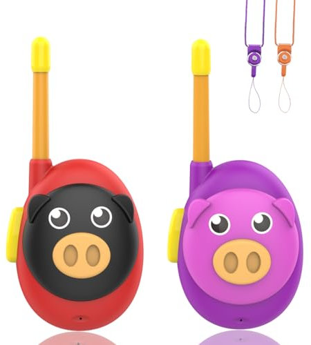 Walkie Talkie für Kinder PMR Radio, Einfache Bedienung Funkgerät für Jungen und Mädchen 3-12 Jahren Spielzeug Geschenke, Walki Talki Geeignet für Camping Outdoor Aktivitäten