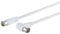 AC-Sat-Corner Vodafone Station Router Netzwerk Anschlusskabel Deluxe Premium Kabel 4K Winkel/Gerade Schnellstecker 100dB Weiß 3,75 Meter