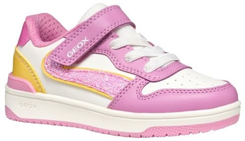 Geox Fille J Washiba Girl A, DK Pink Yellow, 29 EU