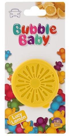 Bubble Baby Organic Tub - Deodorante per auto al limone a lunga durata ed eliminatore di odori
