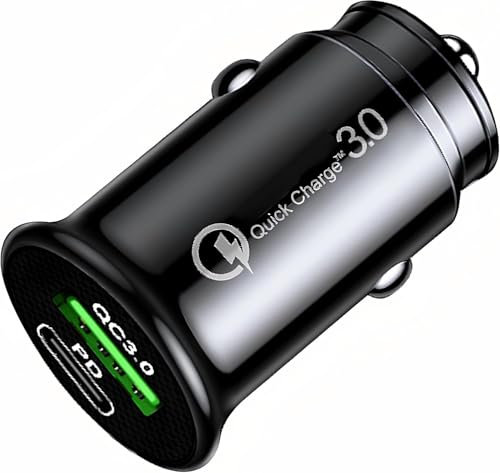 Car Adapter Charger Type C and USB C Ciagrette Style For Android and All Models