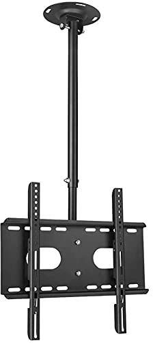 Soporte de techo para TV de 37 50 pulgadas con rotación de 360°, soporte de TV ajustable resistente para televisores LED LCD de pantalla plana en sala de estar.