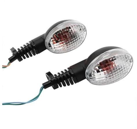 CIMIUS Motorrad für Kawasaki für Ninja 250 EX250R KLX250 S SF KLX 300 250 230 150 125 L für Vulcan S 650 Motorrad Blinker Zubehör (klar)