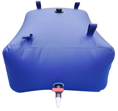 Tragbare Wasserblase, Wasserspeicherbehälter, Faltbarer Notweichtank Zum Camping, Zusammenklappbarer Wasserbeutel für Garten Im Freien und Landwirtschaftliche Bewässerung (400L)