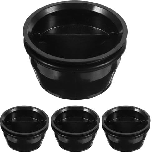 POPETPOP Rückflussverhinderer Siebe Bodenablauf Garnitur Abs 48mm Geruchsschutz Für Küche Bad Keller 4 Stück