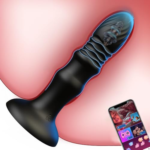 Sex Toys Thrusting Vibrator App Control Dildo with Suction Cup,Anal Toys | Couples Sex Toys for Men & Women,Butt Plug,Waterproof, Silicone, Discreet 9 Vibration Modes Adult Toys Vibratorset for Woman