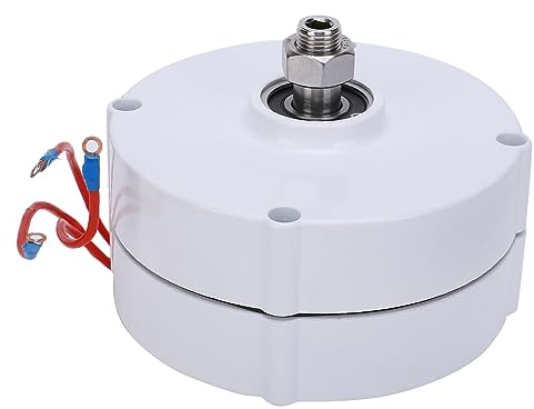 Generatore Eolico Verticale 3 Fasi AC 200W 48VDC, Senza Rettificatore, Motore Magnetico Permanente - Alta Efficienza, Basso Attrito, Atto per Bici Elettriche e Uso Industriale