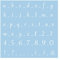 RAYHER 3836400, Schablone, 30 x 30 cm, SB-Btl. 1 Stück, Klassische Schrift 1