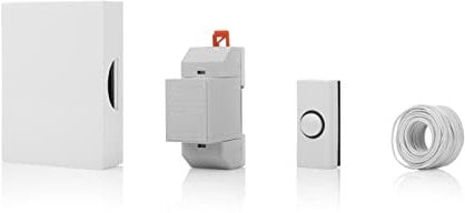 Byron 720k Wired Doorbell Set, Wired Doorbell, Push Bell, Transformer, Cable and Clips