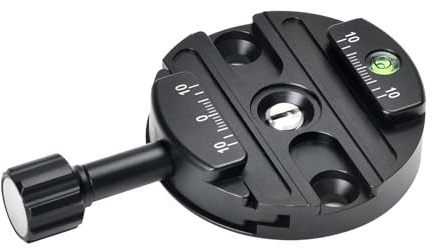 SUNWAYFOTO DDY-64iL Scheibenklammer mit langem Griff, kompatibel mit Arca/RRS, 64 mm, Sunway