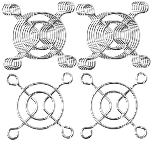 sourcing map 10 Pieces 40mm Fan Grill Cooling Metal DC Fan Finger Guard Protective Grill for PC Computer