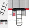 Eurmax Universal Trampoline Ladder with 2 Wide Skid-Proof Steps/Black