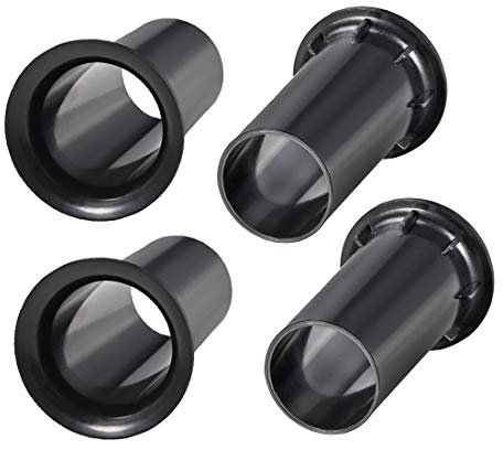 sourcing map 53mm x 100mm Speaker Port Tube Subwoofer Bass Reflex Tube Bass Woofer Box 4pcs