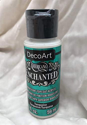 Deco Art Pintura Encantada, 2 onzas, turquesa, acrílico, 1 count (Pack of 1)
