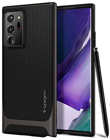Spigen Neo Hybrid Compatible with Samsung Galaxy Note 20 Ultra Shockproof Hard Frame Flexible Inner Protection Phone Case for Samsung Galaxy Note 20 Ultra - Gunmetal