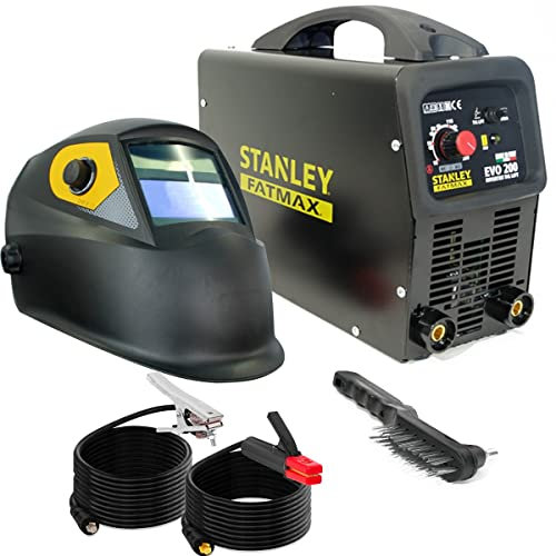 Poste à souder 200 Ampères EVO200 MMA + TIG + Cagoule Stanley Automatique 9/13 STANLEY FATMAX