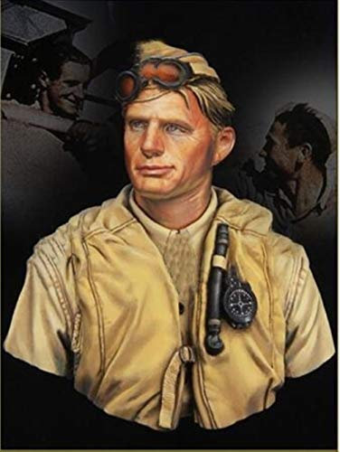 XINGCHANG Harz Modell Figur Kits 1/10 Pilot Krieger Afrika Altes Büstenspielzeug Harz Modell Miniatur Kit Demontage Unlackiert