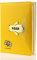 Mazeran Bee Shaped Combination Lock Journal, PU Leather Hard Cover Notebook Cute Diary, Thick A5 Lined Password Locking Personal Planner Secret Organizer Gift for Girls Women Daughter