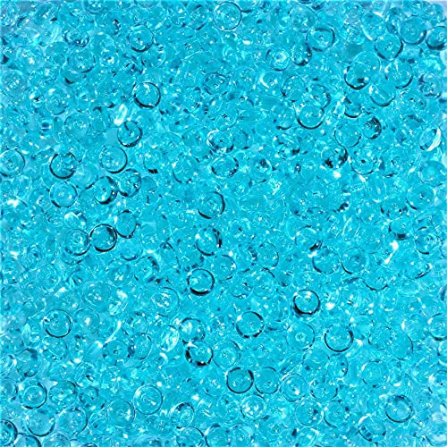 naninoa Raindrops, Regentropfen, Tautropfen, Pearls zur Tischdekoration. 0,33 Liter / 330 ml. Streudeko Farbe: Blau. hellblau, türkis, Aqua