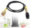 W21.8-14 CO2 Soda Maker,1.5m 60in para Adaptador de Manguera Externa Soda Stream Soda Club Al Tanque de Co2 Cga320
