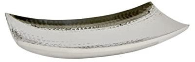 Lambert - Schale, Dekoschale - Edelstahl - rechteckig - Edelstahl - Farbe: Silber - 38 x 21 cm