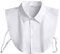 Tsangbaby Business Dickey Faux col de chemise – Faux demi-col confortable pour hommes femmes occasions formelles – Blanc XL