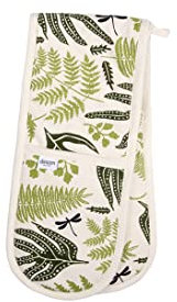 Dexam Gants de cuisine double fougère bio Vert