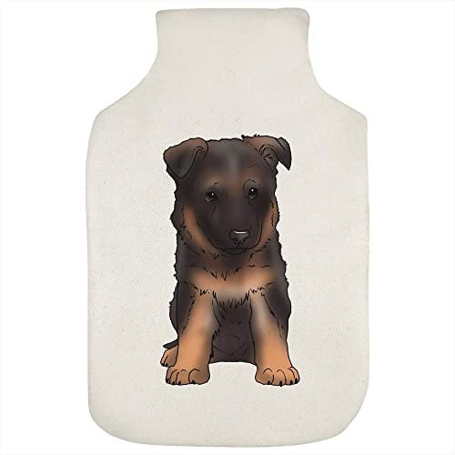 'German Shepherd Puppy' Hot Water Bottle Cover (HW00024630)