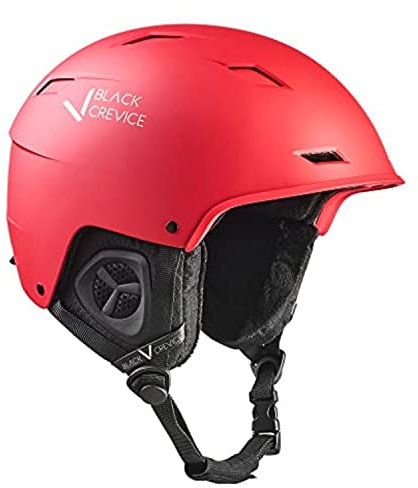 BLACK CREVICE Skihelm GERLOS rot, S (51-53cm)…
