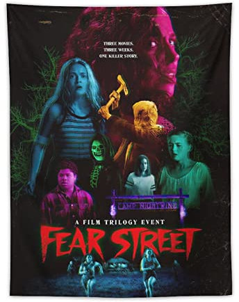 NANXIANG Horrorfilm-Poster Fear Street Part One – 1994 Kunstdruck Polyester Gemälde Wandteppich