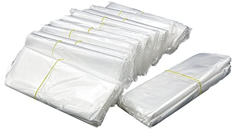 Boxonly Schrumpffolienbeutel 15 x 25 cm POF Schrumpffolie, transparent, geruchlos, Einzelanschluss, Schrumpffolie für Verpackung, Geschenk, selbstgemachtes DIY-Projekt, 100 Stück