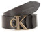 Calvin Klein Jeans Herren Gürtel Mono Plaque Belt aus Leder, Braun (Bitter Brown), 90 cm