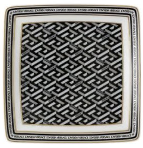 Versace La Greca Signature Quad.12 FL - Ciotola nera