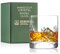 Hemswell Crystal Single Whiskey Glass - 310ml Old Fashioned Whisky Tasting Tumbler - Lead Free High Clarity - Presentation Box - Glenrigg