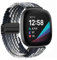 XMUXI Geflochtene Uhrenarmband Kompatibel mit Fitbit Sense 2/Sense/Fitbit Versa 4/Versa 3 Armband Damen Herren, Magnet Nylon Elastisches Ersatzarmband for Fitbit Armband