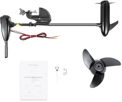 80LBS 800W 12V Elektro-Außenborder Bootsmotor Elektroaussenborder Kajaks Elektromotor Aussenbordmotor Engine Motor Schlauchboote Eisenboote Kunststoffboote