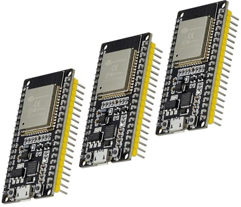 ARCELI 3Pcs ESP32 Entwicklungsboard, Drahtloses WiFi + Bluetooth Dual Core Modul CP-2102 Chip für Low Power IOT Taktfrequenz 80 MHz bis 240 MHz ESP32 Modul