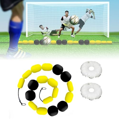 CYTBEK Einzeiliger Deflektor, 2,75 m Lange Torwart-Ablenkungsausrüstung, Fußball-Kick-Trainer, Fußball-Trainingshilfen für Kinder und Erwachsene, anwendbares Tor für Futsal/Sevens-Fußballtor