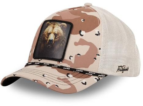Hatfield Big Daddy Beige Camouflage Trucker Cap - One-Size