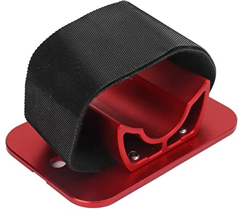 Auto-Dach-Fahrrad-Hinterradhalterung, Verstellbarer Fahrrad-Dachträger, Fahrrad-Transportständer aus Aluminiumlegierung, Kompatibel mit Coupés, Schrägheckmodellen, SUVs, LKWs (Rot)