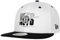 New Era 9Fifty White Crown Nets Cap Basecap Baseballcap Fitted Flat Brim NBA (M/L (57-59 cm) - weiß-schwarz)