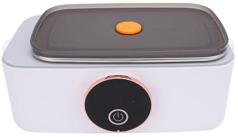 Elektrische Lunchbox, 1 L, 5 Gänge, Selbstbeheizte Lunchbox und Speisenwärmer, Tragbar, Kabellos, Lunchbox für Warme Mahlzeiten für Büro, Reisen, Baustelle, Picknicks, Freizeit,