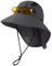 TOP-EX XL/XXL Unisex Sombrero de sol para hombre de ala ancha Sombrero de protección solar con protección para el cuello Soporte para gafas de sol al aire libre Safari Sombrero de verano impermeable y